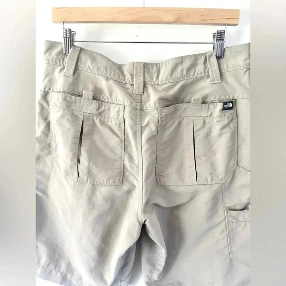 The North Face Horizon II Tan 10.5" Utility Nylon Hiking Shorts Axez Size 34 - Picture 10 of 15